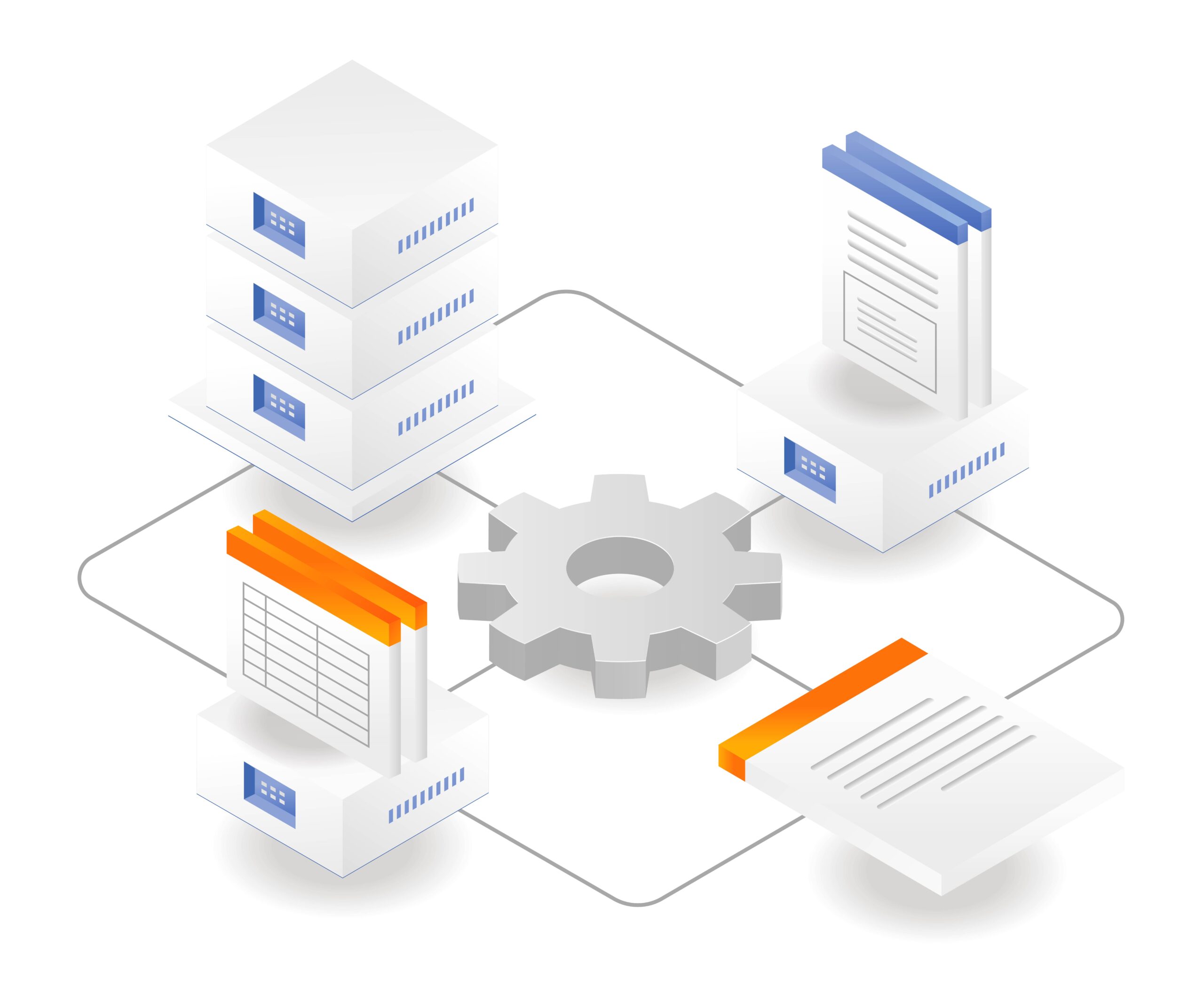 Cloud server process document database network